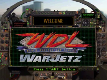 World Destruction League - WarJetz (US) screen shot title